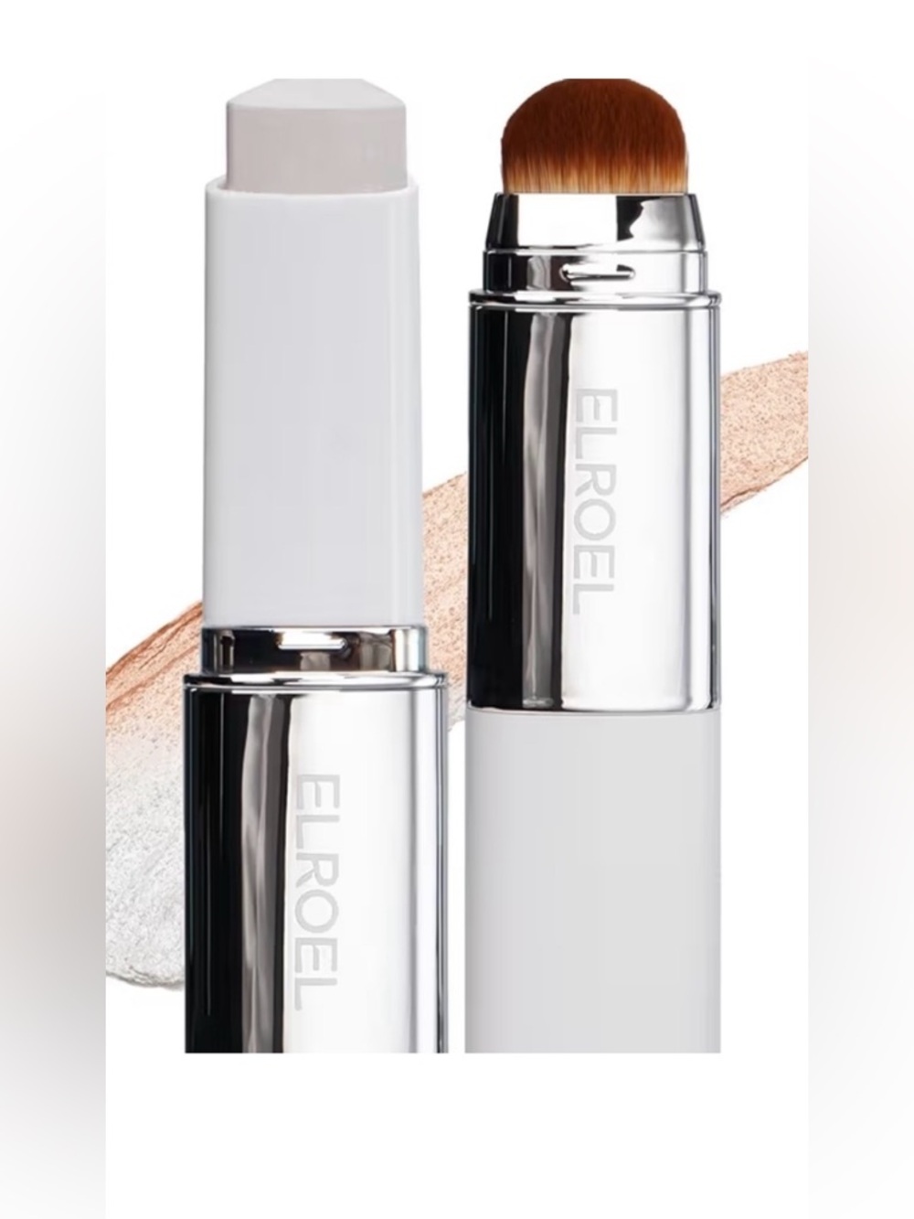 Elroel Blanc cover cream stick V 202 natural stick foundation with brush